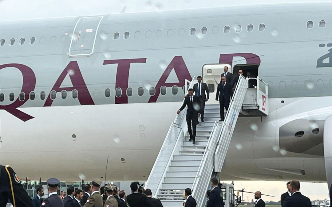Head of State of Qatar Tamim bin Hamad Al Thani visits Warsaw / Poland, July 2024